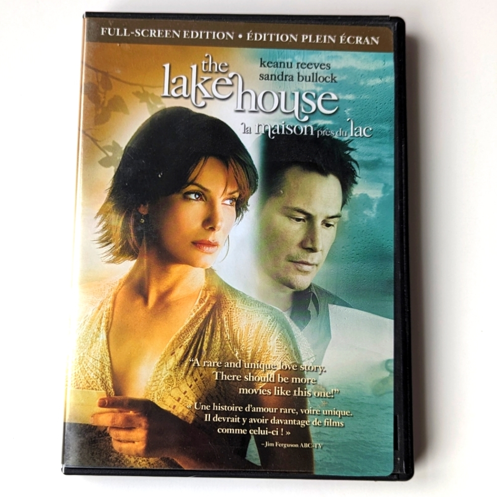 2/$15 The Lake House DVD - Sandra Bullock, Keanu Reeves Full Screen Edition
